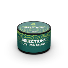 GDL Live Resin Badder 1g; Lemon Grinder