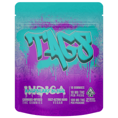 TAGS - Raspberry Bliss (Indica) Edible 100mg