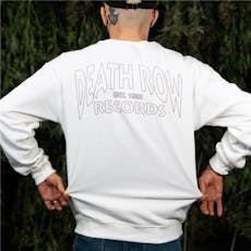 Death Row Crew Neck - White - SMALL