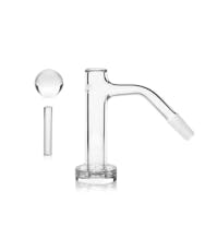 10mm 45° Quartz Control Tower Banger Set