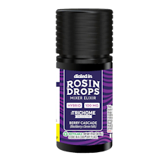 Dialed In Rosin Drops 100mg Hybrid; Berry Cascade