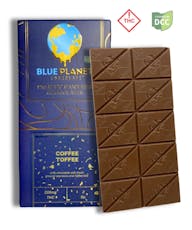 Blue Planet - Coffee Toffee Latte Milk Chocolate Bar - 20ct - 220mg