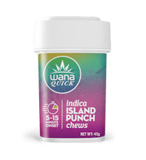 Quick Island Punch Indica Chews - 100mg