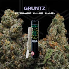 Honey Green: Pre-Roll | Gruntz | 1g
