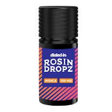 Dialed In Rosin Drops 100mg Indica; Japanese Maple
