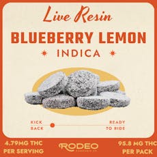 Rodeo Live Resin Blueberry Lemon (I) Gummies C0070000371