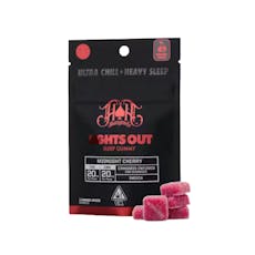 MIDNIGHT CHERRY LIGHTS OUT SLEEP GUMMIES (1:1 THC:CBN)