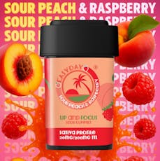 Easyday Edibles | 20mg | Up and Focus I Sour Peach & Raspberry | 10 Pack