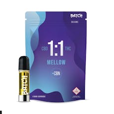 Become - Cartridge - Mellow 1:1 (THC:CBD) 1000mg
