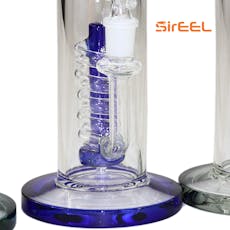 SirEEL | Bong | Water Pipe | 10" | Spiral Shower Perc | Assorted