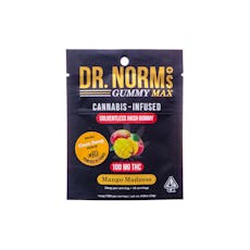 Dr. Norms | Mango Madness Hash Gummies (100mg THC)