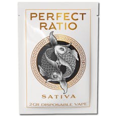 Perfect Ratio-2g Disposable Vape-Super Silver Haze