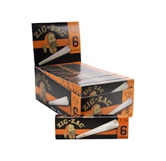 Zig Zag | Cones | Ultra Thin 1 1/4 6pk