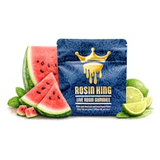 Rosin King | Sour Watermelon Lime | Live Rosin Gummies | 10pk | 100mg