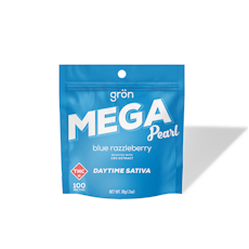 100mg Mega Pearl | Blue Razzleberry 1:1 THC+CBG (Sativa)