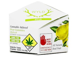 WLD Pear Hybrid Gummy 50mg THC 9125401524