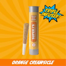 GDF: Infused Pre-Roll | Orange Creamsicle x Jokerz #53 | Super J's | 1g
