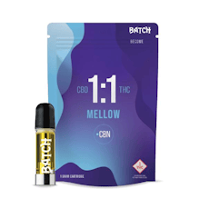 Mellow 1:1 Cart CBD:THC + CBN 1g