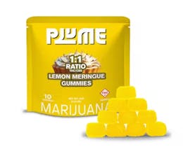 1:1 THC/CBD Lemon Meringue Gummies 10pk