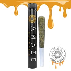 Bananaconda .5g rosin infused preroll - Amaze Cannabis