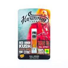 Red Hindu Kush 1g Cartridge - harmony Farms