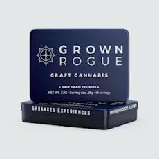 Grown Rogue | Garlic Knots (I-H) Pre Rolls | 5 Pack (2.5g)