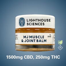 Lighthouse Sciences - Topical - MJ Muscles and Joint Balm 6:1 THC:CBD 250mg