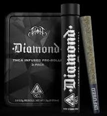 HEAVY HITTERS | SOUR TANGIE | 1 GRAM DIAMOND INFUSED PRE-ROLL