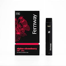 Fernway Traveler Disposable Vape (300mg) Alpine Strawberry