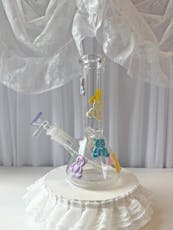 Burning Love | Bong | Water Pipe | 8" | Puffy Bear