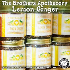 Lemon Ginger Honey Drops