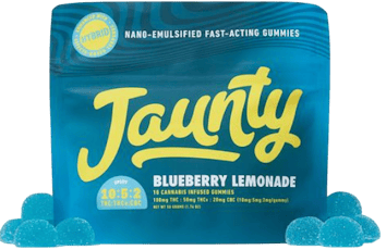 Blueberry Lemonade - THC:THCV:CBC Gummie 10 Pack (100mg)