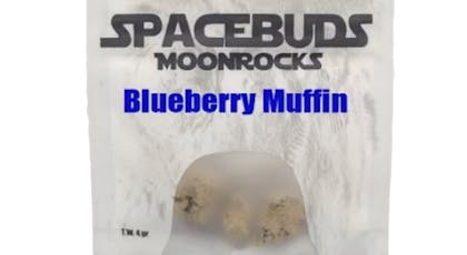 Spacebuds Bubble Hash/ Hash Rosin Moonrocks 4g - Blueberry Muffin