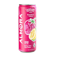 Strawberry Lemon - 100MG Prebiotic Soda 12OZ