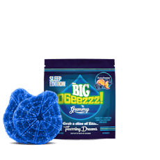 OGeez | BIG Sleep Edition, Aquaberry 2:1 (THC:CBN) Gummy | 1 Pack (100mg)