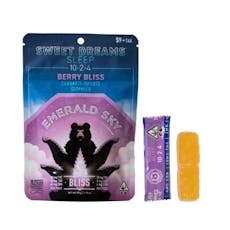 Emerald Sky - Berry Bliss 10:2:4 (THC/CBD/CBN) Edible Gummy 100mg