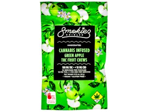 SMZ Green Apple Hybrid THC Fruit Chews 10pk 100mg 43204 SW_ED74|AOF