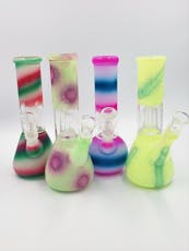 LuvBuds | 8" Painted Percolator Water Pipe | Assorted Colors