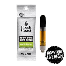 Fresh Coast Garlic Butter Pure Live Resin 510 Cartridge | 1g