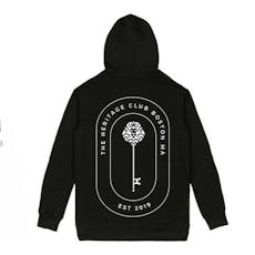 Super Heavyweight Pullover Hooded Sweatshirt (Key with Name) - Black - M - The Heritage Club
