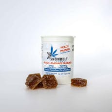 Snowbelt Cannabis Live Rosin Gummies 20pk - Peach Passion