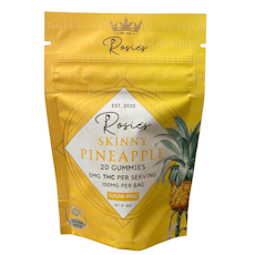 Sugar Free | 100MG THC Pineapple Gummies