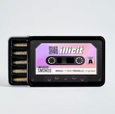Illicit Infused Smokos Infused .5g Pre Roll 7pk - Indica
