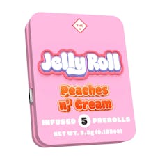 Peaches N Cream Infused Preroll 5pk (.6g)