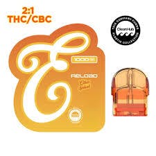 Eureka | 1g Reload Fusion | Citrus Splash 2:1 THC:CBC (SH)