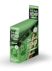 Zig Zag Hemp Wraps - Natural 2pc