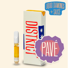 District Cannabis | Pave | Liquid Diamond & Sauce Cartridge | 1g