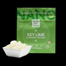 GOOD DAY FARM - GUMMIES NANO - 100MG - 10PK - KEY LIME - HYBRID