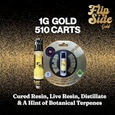 Blue Widow 1g Flipside Gold Cart - Plaid Jacket