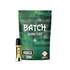 Batch Cartridge 1g Indica;